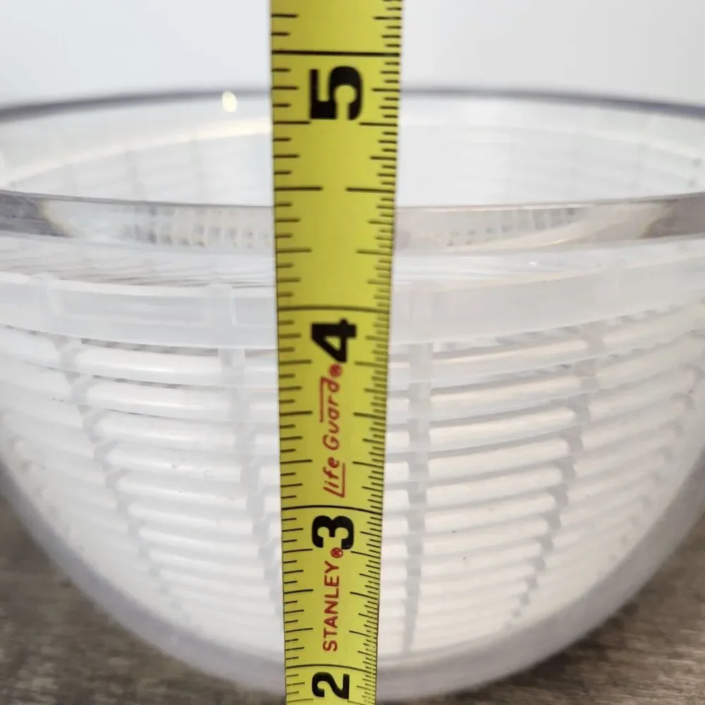 OXO Salad Spinner - Clear With Black Button 8 Inch